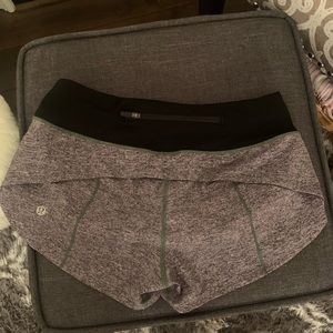 Lululemon shorts, like new, underwear cut out